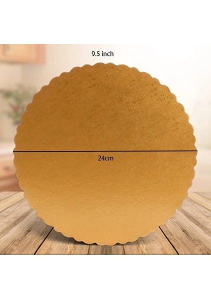 24CM Tarzı 3 Parça Ake Kurulu Yuvarlak Tek Kullanımlık Tatlı Tepsisi Altın Kek Tabanı Karton Düğün Doğum Günü Partisi Için Mutfak Aksesuarları (Yurt Dışından)