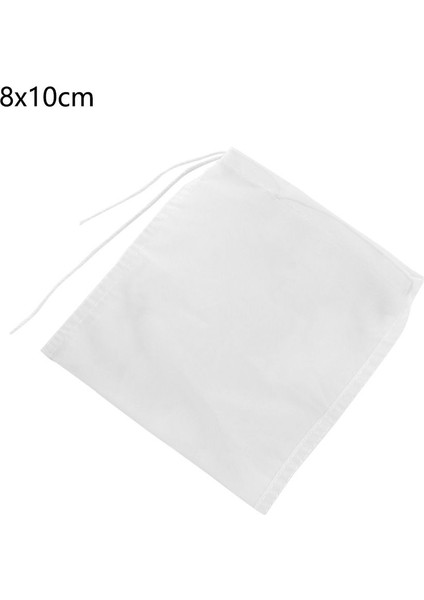 8X10CM Tarzı Yeniden Kullanılabilir Ince Örgü Şarap Süzgeç Suyu Soya Sütü Somun Süt Çay Naylon Filtre Torbası Kase Şekli Gıda Kahve Filtre Peynir Bezi (Yurt Dışından)