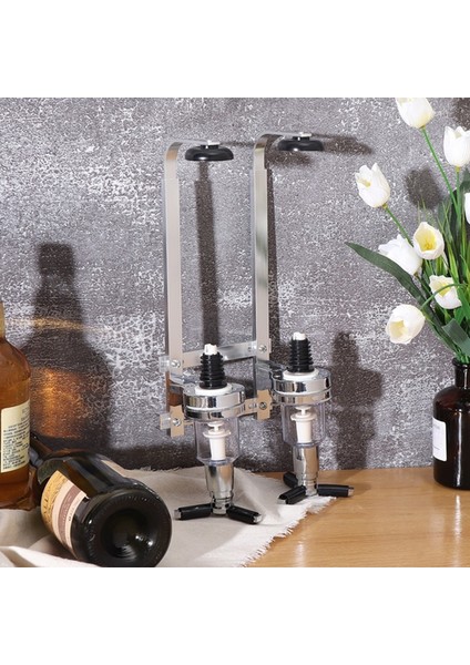 1 Şişe Stili -Şişe Içecek Likör Dispenseri Standı Içecekler Alkollü Parti Bar Paslanmaz Çelik Duvara Montaj Alkol Dispenseri Drinkware Seti (Yurt Dışından) fırsatları