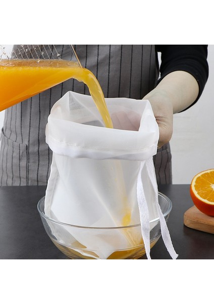 15X20-100 Ağ Stili 20 Adet Somun Süt Torbası Çok Boyutlu Gıda Sınıfı Yeniden Kullanılabilir Naylon Soya Sütü Filtre Torbaları Gıda Süzgeci Ince Örgü Brew Kahve Filtre Torbası (Yurt Dışından) fırsatları