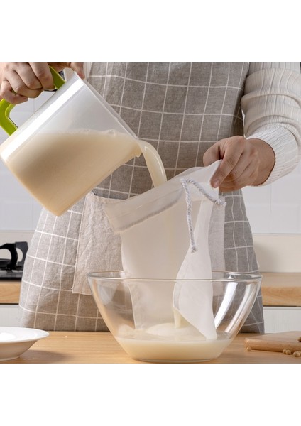 12X15CM Tarzı 300 Ağ 48 Mikron Somun Süt Torbası Yeniden Kullanılabilir Badem Sütü Torbası Süzgeç Ince Örgü Naylon Tülbent Cold Brew Kahve Su Filtresi Skimer Skimmer (Yurt Dışından)