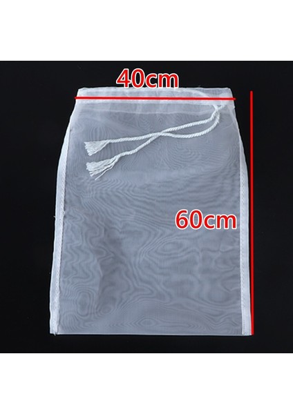 40X60CM Tarzı 100MESH 150MIKRON 4 Boyutlu Ağ Yeniden Kullanılabilir Somun Meyve Suyu Süt Naylon Filtre Torbaları Mutfak Filtre Torbası Net Kahve Çay Süzgeç Demlik Filtreleri (Yurt Dışından)