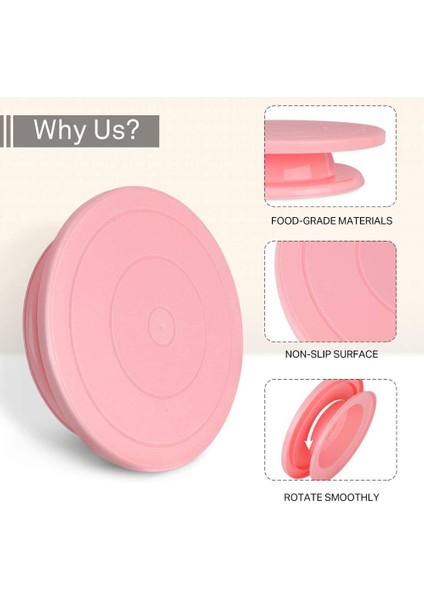 Mavi Stil Dıy Kek Pikap Pişirme Kalıbı Kek Tabağı Dönen Yuvarlak Kek Dekorasyon Araçları Döner Tabla Pasta Malzemeleri Pişirme Aksesuarları (Yurt Dışından) modelleri