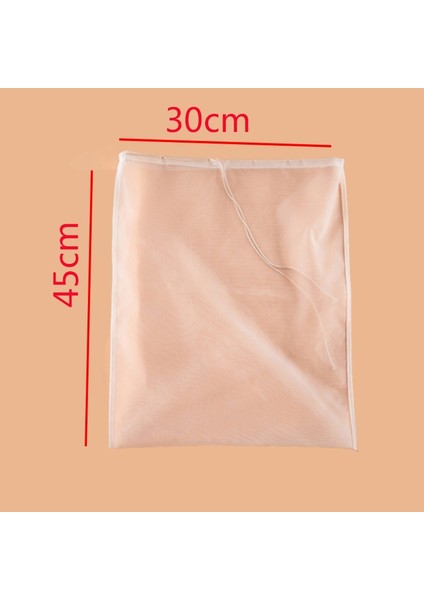 30X45 Stili 200 Ağ 75 Mikron Gıda Sınıfı Mutfak Filtre Torbası Yeniden Kullanılabilir Çay Bira Süt Kahve Yağı Filtrasyon Süzgeç Filtre Kumaş Çanta (Yurt Dışından)