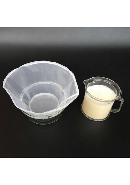 120 Örgü Stili M Beden Yeniden Kullanılabilir Ince Örgü Şarap Süzgeç Suyu Soya Sütü Fındık Süt Çay Naylon Filtre Torbası Gıda Kahve Filtresi Peynir Bezi Pişirme Tüm Amaçlı (Yurt Dışından)
