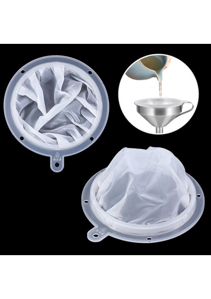 15CM 450 Örgü Stili cm Yeniden Kullanılabilir Örgü Naylon Filtre Elek Suyu Soya Sütü Için Süper Ince Kevgir Bal Kahve Şarap Süzgeci Mutfak Aksesuarları (Yurt Dışından) fiyatları