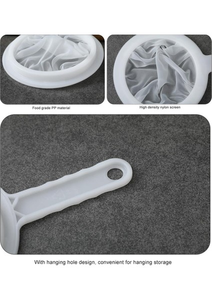 100 Ağ 30 x 45CM Stili Ultra-Ince Örgü Süzgeç Mutfak Naylon Örgü Filtre Kaşık Soya Sütü Mutfak Aletleri Aksesuarları Pişirme #4o (Yurt Dışından)