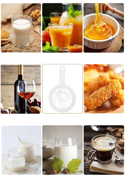 400 Ağ Stili Soya Sütü Süzme Örgü Ultra-Ince Naylon Filtre Örgü Çanta Bal Suyu Saplı Elek Çay Kahve Kevgir Kiten Aracı (Yurt Dışından)