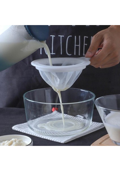 Gösterilen Stil Gibi 200 Ağ Soya Sütü Filtre Torbası Örgü Çay Bira Süt Kahve Yağ Filtresi Saplı Örgü Kevgir Filtre Mutfak Filtre Bezi Çanta (Yurt Dışından)