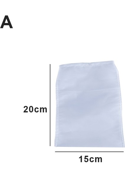 15X20CM Tarzı 200MESH Naylon Filtre Torbası Süt Kahve Yağı Filtrasyon Süzgeç Ağları Mutfak Soya Sütü Ilaç Kalıntı Çay Filtre Bezi Torbaları (Yurt Dışından)