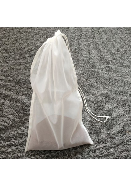 Beyaz Stil M 20X30CM Gıda Sınıfı Naylon Filtre Torbası Net 80MESH Çay Bira Süt Kahve Yağı Filtrasyon Süzgeç Örgü Mutfak Filtre Kumaş Çanta (Yurt Dışından)