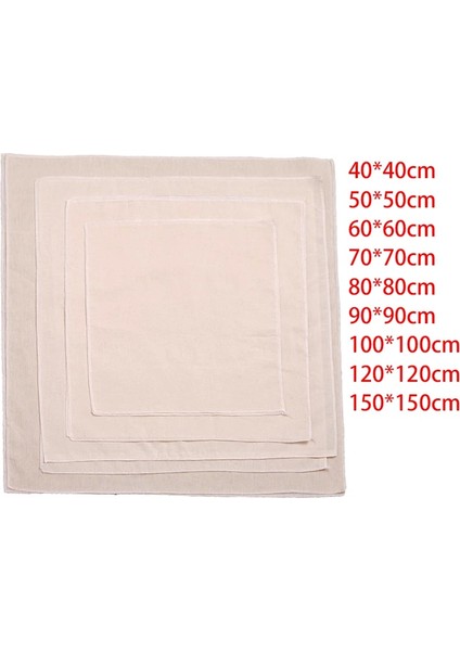 50X50 Stili 9 Boyut Çok Fonksiyonlu Pamuklu Muslin Gazlı Bez Tofu Süt Soya Şarap Filtre Bezi Dıy Kiti Soya Presleme Kalıp Mutfak Gadget Pişirme Aracı (Yurt Dışından)