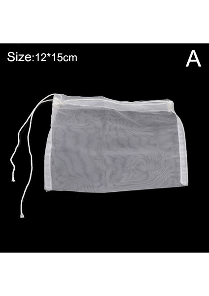 S Tarzı Pratik Gıda Somun Süt Çay Meyve Suyu Kahve Şarap Naylon Örgü Net Gerginlik Ot Sıvı Filtre Torbası Mutfak Aksesuarları S-2xl (Yurt Dışından)
