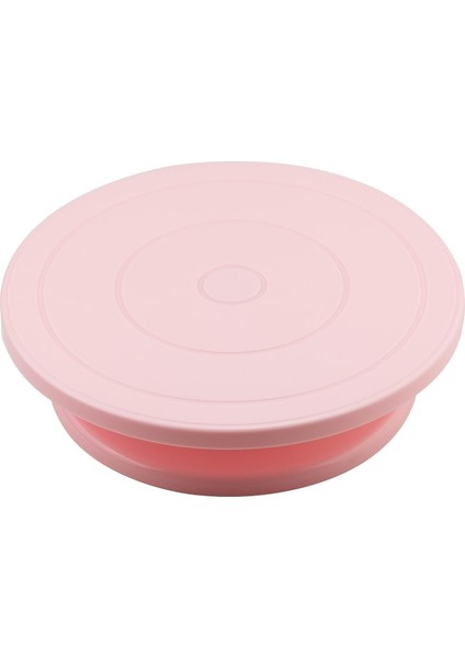 Pembe Stil Et Plastik Kek Döner Tabla Döner Kek Plastik Hamur Pasta Süsleme Kremi Standı Döner Tabla Dıy Tava Pişirme Aracı (Yurt Dışından)