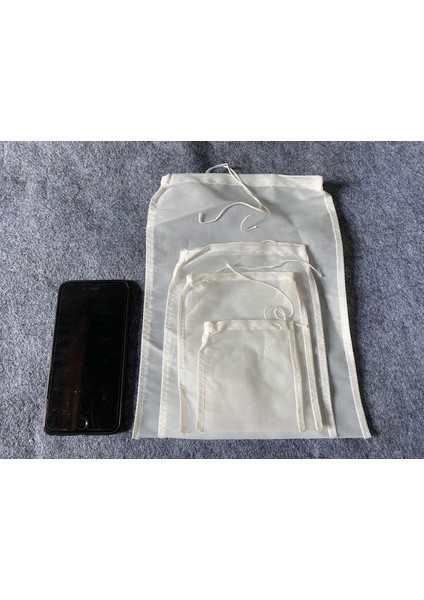 Beyaz Stil 30X28CM Ayevzes Pratik Gıda Somun Süt Çay Meyve Suyu Kahve Naylon Mesh Net Gerginlik Ot Sıvı Filtre Torbası Mutfak Aksesuarları (Yurt Dışından)