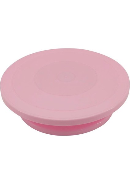 Pembe Stil Yuvarlak Kek Döner Tabla Mutfak Dıy Tava Pişirme Araçları Pişirme Kalıbı Yuvarlak Kek Dekorasyon Araçları Kaymaz Döner Tabla Kek Standı Forma De Bolo (Yurt Dışından)