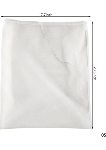 45X60CM Tarzı 100MESH Gıda Sınıfı Naylon Filtre Torbası Net Örgü Çay Bira Süt Kahve Yağı Filtrasyon Süzgeç Yeniden Kullanılabilir Mutfak Filtre Kumaş Çanta (Yurt Dışından)