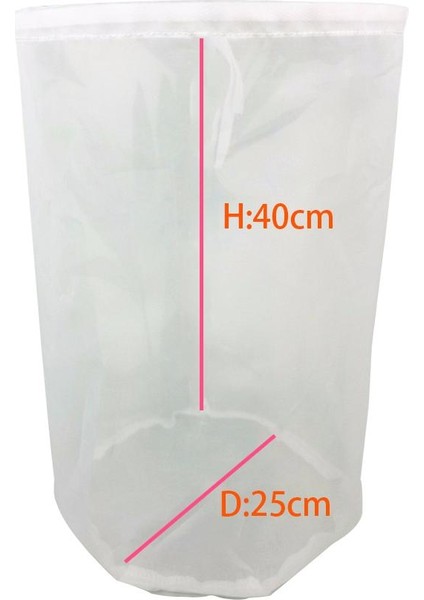 25X40 Stili 8 Boyutları Yerli Bira Bira Şarap Filtre Torbası Çay Kuruyemiş Suyu Süt Naylon Net Filtre Torbası Net Filtre Yeniden Kullanılabilir (Yurt Dışından)