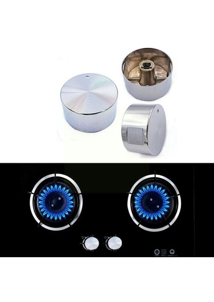 2 Adet Tarzı 2 Adet Evrensel 6mm Döner Anahtarlar Yuvarlak Düğme Yüksek Soba Kolu Soba Anahtarı Fırın Brülör Li Gaz Araçları Mutfak Düğmesi S E7W5 (Yurt Dışından)
