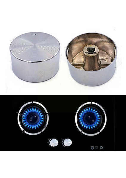 2 Adet Tarzı 2 Adet Evrensel 6mm Döner Anahtarlar Yuvarlak Düğme Yüksek Soba Kolu Soba Anahtarı Fırın Brülör Li Gaz Araçları Mutfak Düğmesi S E7W5 (Yurt Dışından)