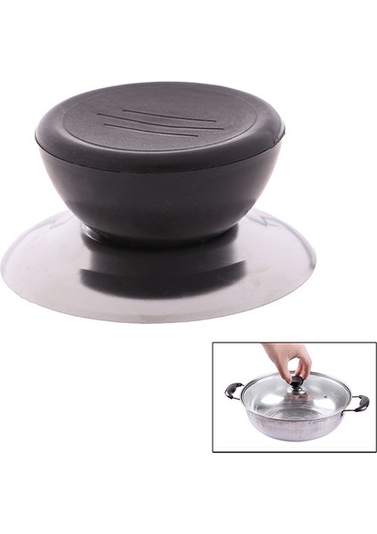 Bej Tarzı Evrensel Yedek Mutfak Tencere Tencere Tava Kapağı El Kavrama Düğmesi Kulp Kılıfı Tava Kapağı Kolu Mutfak Aksesuarları (Yurt Dışından)