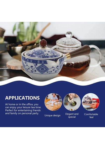 E Stili Vintage Seramik Demlik Yan Saplı Çaydanlık Retro Çay Seti El Demlik Çin Kung Fu Çay Setleri (Yurt Dışından) indirimleri