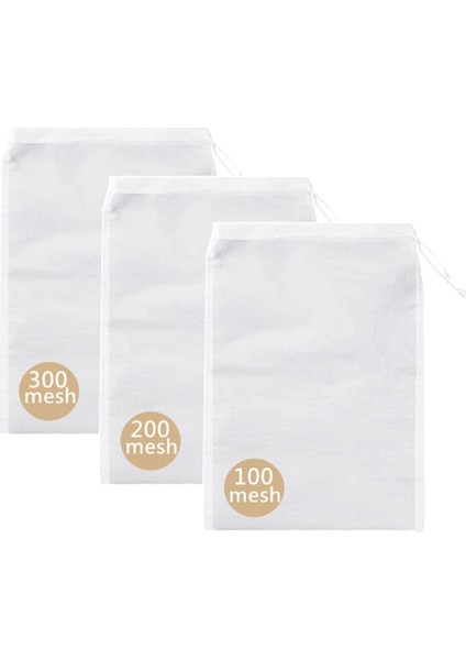 20X30CM Tarzı 100-200-300 Ağ Somun Süt Torbaları, Mikron Yeniden Kullanılabilir Naylon Gıda Süzgeç Torbaları Soya Sütü Filtre Torbaları Yoğurt Sütü Şarap Demleme Filtreleri Torbası (Yurt Dışından)