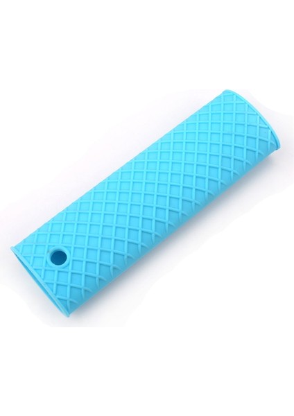 Mavi Stil Tencere Tutucu Kol Kayma Kapağı Kavrama Tencere Parçaları Tencere Parçaları Benzersiz Silikon Mutfak Tencere Tava Kolu U3 (Yurt Dışından)