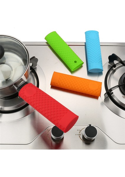 Mavi Stil Tencere Tutucu Kol Kayma Kapağı Kavrama Tencere Parçaları Tencere Parçaları Benzersiz Silikon Mutfak Tencere Tava Kolu U3 (Yurt Dışından) fiyatları