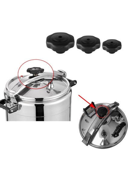 1.7cm Tarzı Düdüklü Tencere Düğmeleri Bakalit Düdüklü Tencere Kolu Düğme Vidası Patlamaya Dayanıklı Ocak Kapak Düğmesi Yedek Mutfak Aksesuarı (Yurt Dışından) fiyatları