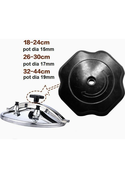 32-54CM Tarzı Magefesa Düdüklü Tencere Düğmesi Sıkma Döner Anahtarı Ticari Düdüklü Tencere Parçaları 22CM 24CM 26CM 28CM 30CM 32CM 34CM 44CM (Yurt Dışından) fiyatları