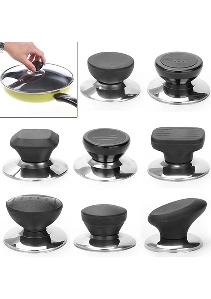 Pic Tarzı Olarak 1 Adet 1 Adet Evrensel Yedek Mutfak Tencere Tencere Tava Kapağı El Kavrama Düğmesi Kulp Kılıfı Tava Kapağı Kolu Mutfak Aksesuarları (Yurt Dışından) fiyatları