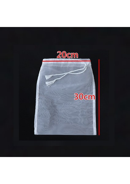 20X30CM Tarzı 200MESH 75MIKRON Taşınabilir Gıda Sınıfı Naylon Filtre Torbası Net 200 Mesh Çay Bira Süt Kahve Yağı Filtrasyon Süzgeç Örgü Mutfak Filtre Kumaş Çanta (Yurt Dışından)