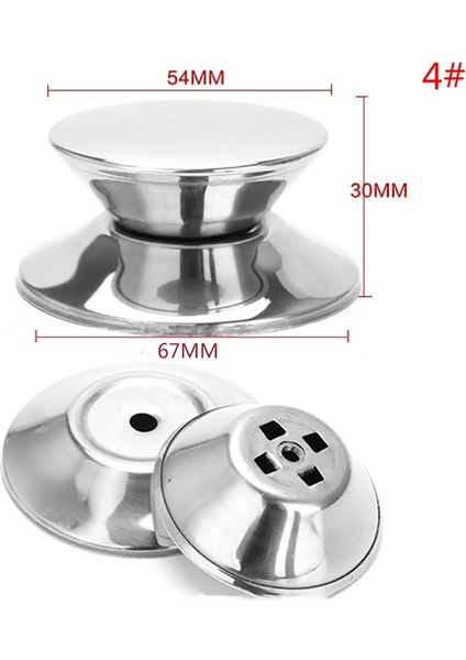 Beyaz Stil 1 Adet Evrensel Yedek Mutfak Tencere Tencere Tava Kapağı El Kavrama Düğmesi Kulp Kılıfı Tava Kapağı Kolu Mutfak Aksesuarları (Yurt Dışından)