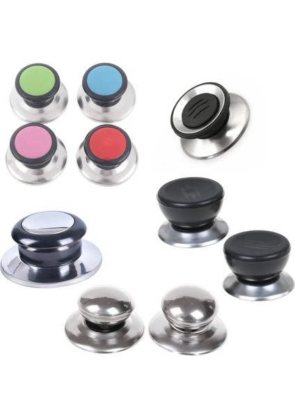 Ordu Yeşili Tarzı Evrensel Yedek Mutfak Tencere Tencere Tava Kapağı El Kavrama Düğmesi Kulp Kılıfı Tava Kapağı Kolu Mutfak Aksesuarları (Yurt Dışından) indirimleri