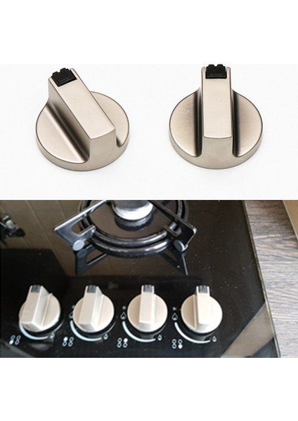 45 Derece 8mm Tarzı Evrensel Metal Döner Anahtar Kontrol Düğmeleri Ev Mutfak Ocak Gaz Sobası Fırın Için Yedek Aksesuar (Yurt Dışından) fırsatları