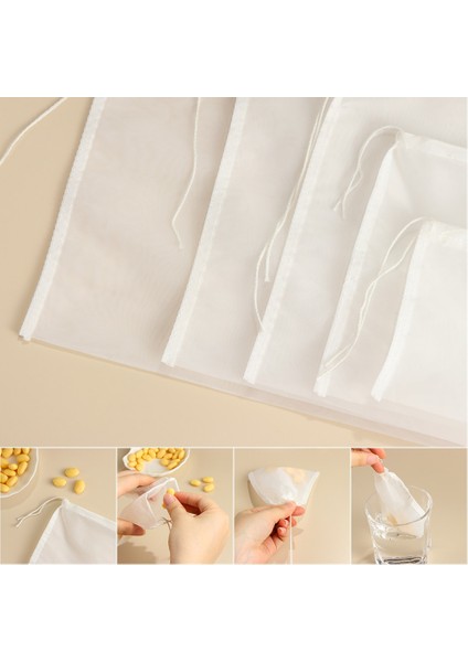1 Xl Stili 1 Adet Örgü Yeniden Kullanılabilir Naylon Ince Örgü Somun Süt Torbası Kahve Filtresi Peynir Bezi Şarap Süzgeci Ticari Tüm Amaçlı Kevgir (Yurt Dışından) fiyatları