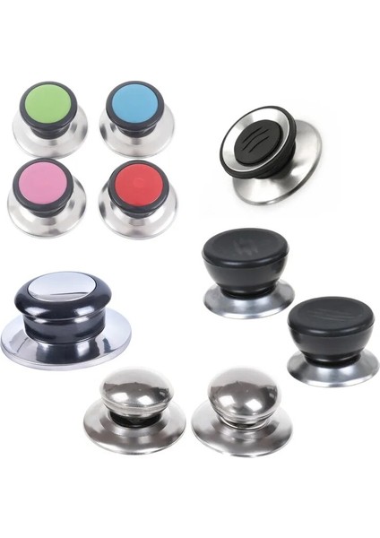 Koyu Gri Tarzı Evrensel Yedek Mutfak Tencere Tencere Tava Kapağı El Kavrama Düğmesi Kulp Kılıfı Tava Kapağı Kolu Mutfak Aksesuarları (Yurt Dışından) indirimleri