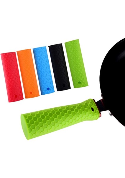 Bir Stil Benzersiz Tencere Parçaları Silikon Kaymaz Tencere Tava Kolu Dayanıklı Mutfak Aksesuarı Tutacağı Tencere Tutacağı Kol (Yurt Dışından) modelleri
