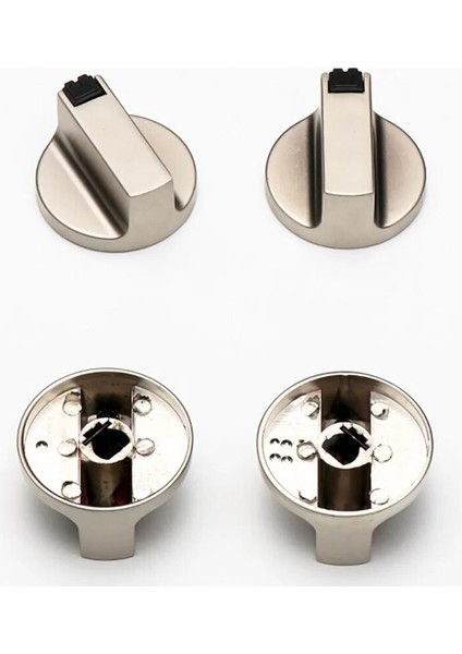 0 Derece 8mm Stili 2 Adet Metal Evrensel Gümüş Gaz Sobası Kontrol Düğmeleri Adaptörleri Fırın Anahtarı Pişirme Yüzeyi Kontrol Kilitleri (Yurt Dışından) fiyatları