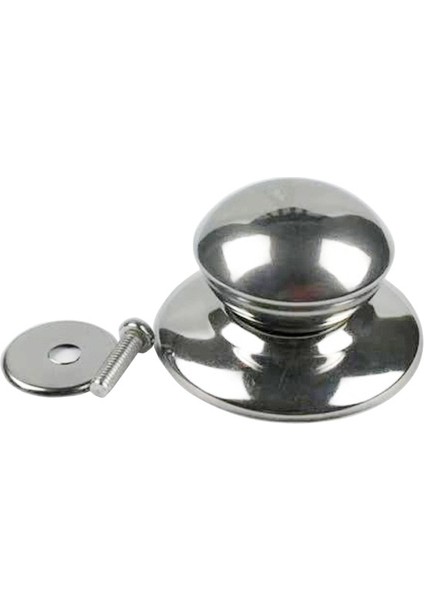 1 Adet Gümüş Tarzı 1 Adet Sıcak Satış Mutfak Aracı Tencere Değiştirilebilir Paslanmaz Çelik Tava Pot Cam Kapak Kulp Topuzu Grip Kavrama (Yurt Dışından)