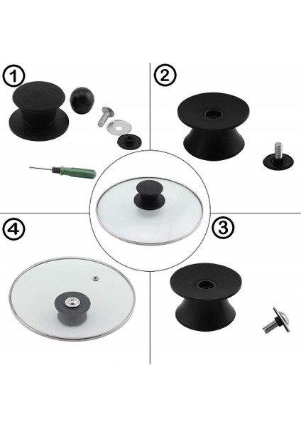 2p Yeşil Stil Tencere Kapağı Düğmesi Silikon Evrensel Tencere Kapağı Kapak Düğmesi Kolu Mutfak Tencere Kapağı Değiştirme 2 Adet Mutfak Aksesuarları Mutfak Aletleri (Yurt Dışından) fırsatları