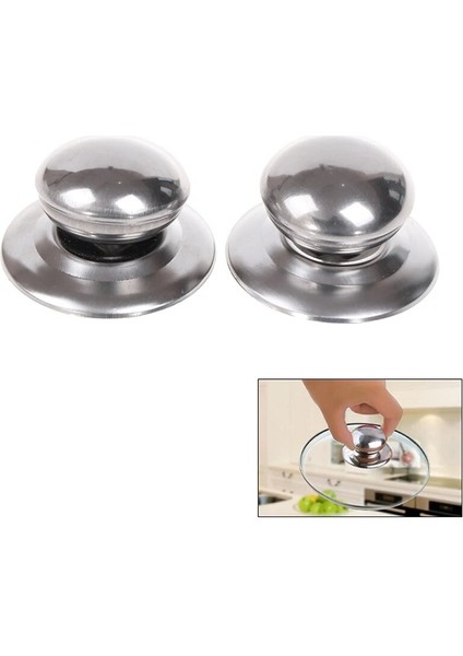 2 Adet Tarzı Evrensel Yedek Mutfak Tencere Tencere Tava Kapağı El Kavrama Düğmesi Kulp Kılıfı Tava Kapağı Kolu Mutfak Aksesuarları (Yurt Dışından) fiyatları