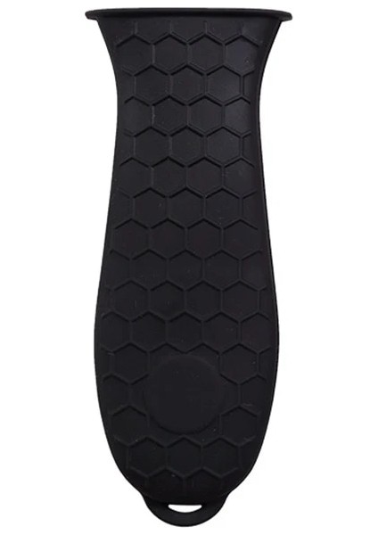 Siyah Stil Silikon Pot Kulp Petek Pot Kulp Kulp Kılıfı Haşlanma Önleyici Kaymaz Pot Kulak Klipsi Pot Kulak Kapağı Tencere Par (Yurt Dışından)