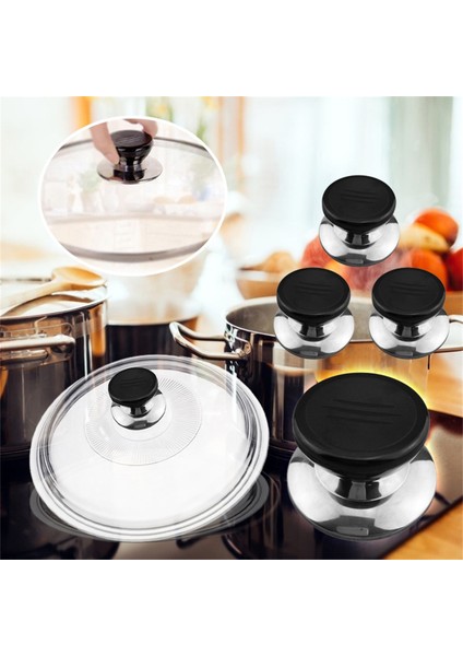 2 Adet Tarzı Değiştirilebilir Evrensel Haşlanma Önleyici Cam Tencere Kapağı Kolu Haşlanma Önleyici Tencere Kapağı Tencere Mutfak Aksesuarları Aracı (Yurt Dışından) fiyatları