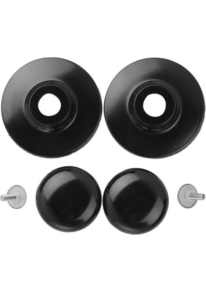 Siyah B Stili 2 Takım Tencere Tencere Kapakları Düğmeleri Evrensel Yalıtımlı Bakalit Sapları Tencere Tava Düğmesi Vidalı Vidalı Kolu Kiti Mutfak Aksesuarları (Yurt Dışından)
