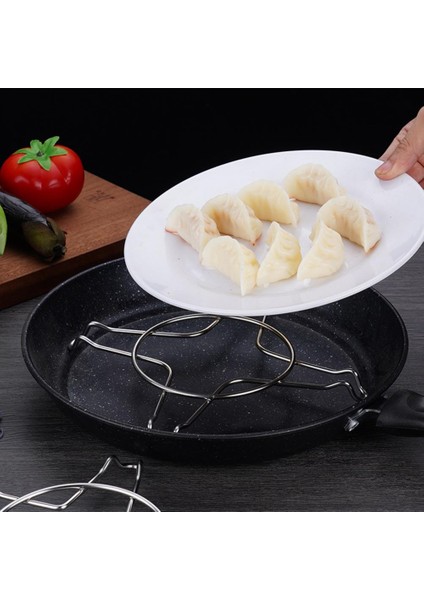 No.5 Tarzı Buharlı Pişirici Rafı Kullanışlı Çok Fonksiyonlu Kaymaz Buharlama Tepsisi Pas Önleyici Buharlı Pişirici Tepsi (Yurt Dışından) fırsatları