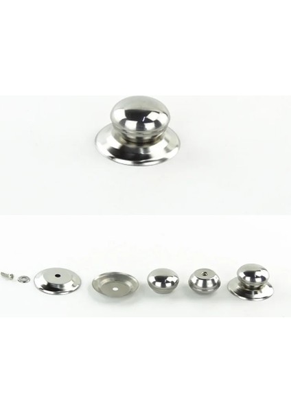 1 Adet Rastgele Stil 1 Adet Sıcak Satış Mutfak Aracı Tencere Değiştirilebilir Paslanmaz Çelik Tava Pot Cam Kapak Kulp Topuzu Grip Kavrama (Yurt Dışından) fırsatları