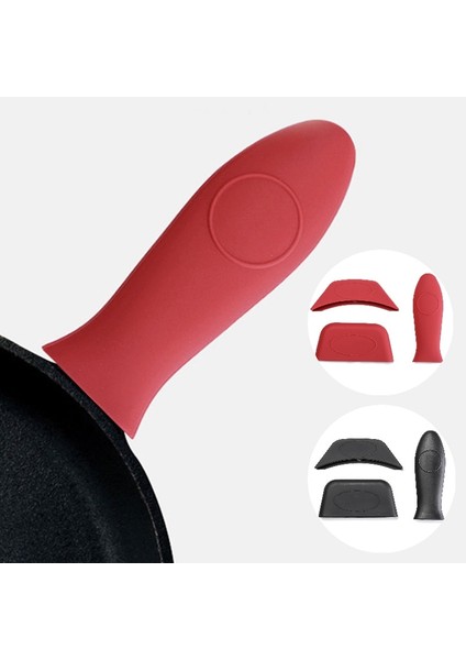 No.2 Tarzı Kaymaz Silikon Tencere Tutacağı Sökülebilir Tencere Parçaları Potholder Dökme Demir Tava Kavrama Kol Kapağı Tencere Tava Kolu (Yurt Dışından) fiyatları