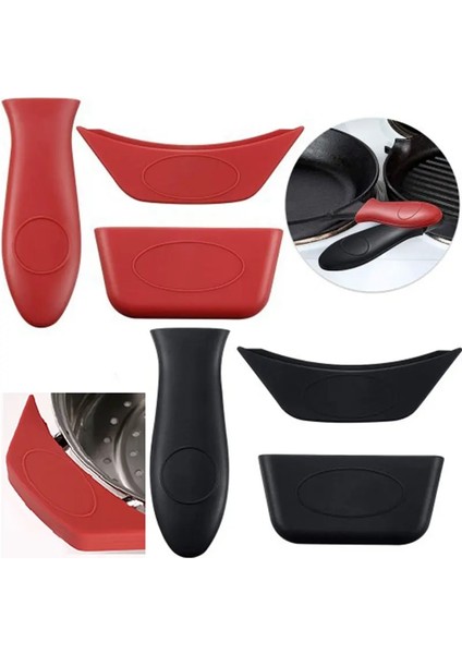 No.2 Tarzı Kaymaz Silikon Tencere Tutacağı Sökülebilir Tencere Parçaları Potholder Dökme Demir Tava Kavrama Kol Kapağı Tencere Tava Kolu (Yurt Dışından) modelleri